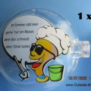 10 x ClipClap-Deckel Funnys