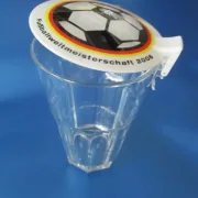 10 X ClipClap-Deckel  Fußball