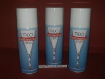 3 x TRIBO Reißverschlussspray Zipperspray 200 ml