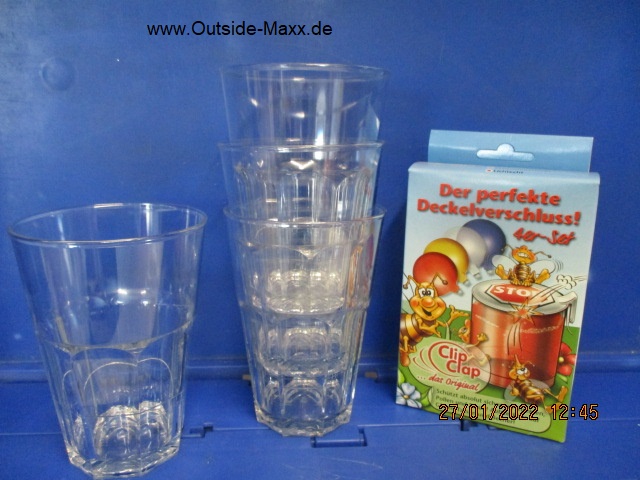 Startset MINI (8 Gläser SAN-Kunststoff ) + GRATISzugabe